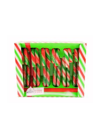 Bonds Mint Candy Cane 12 Pack 144g - Traditional Red Green & White Striped Treat - Delicious Festive Sweet with Durable Packaging for Freshness - Ideal for Parties Gifts & Tree Decorations (3)