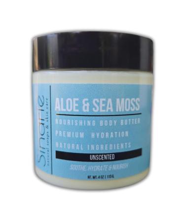 Aloe & Sea Moss Emulsified Body Butter Unscented 4 oz Soaps & Skincare