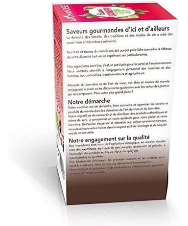  Aromandise Organic cranberry and lime herbal tea - 18 sachets - Buy Online on GoSupps.com