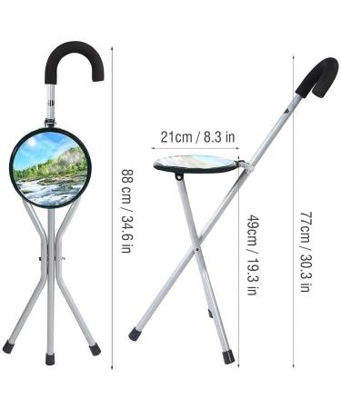 Adjustable Crutches Quad Cane Walking Stick for Men and Women - Lightweight Adjustable Staff Comfortable Hand Grip for Stability Support Family - Buy Online on GoSupps.com