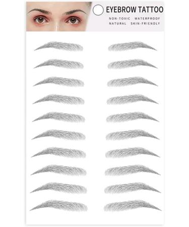 Stick On Eyebrows | Fake Eyebrows - 3D False Hair Like Peel Off Instant Transfer Brows For Women And Men Natural Strokes Shaping Aviere - Buy Online on GoSupps.com