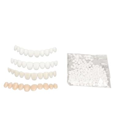 Fake Teeth Filling Bead Moldable Professional Degradable Temporary Tooth Repair Kit Thermal Dental Fitting Tooth Repair Kit for Cosplay