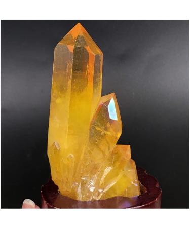 1PC Beautiful Halo Cluster Angel Halo Titanium Quartz Rainbow Specimen MineralChakraStones Obelisk - Buy Online on GoSupps.com