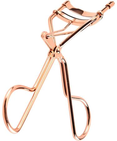 Fliyeong Durable Professional Rose Gold Eyelash Curler Eye lashes Curling Clip Cosmetic Makeup Tools Accessories - Buy Online on GoSupps.com