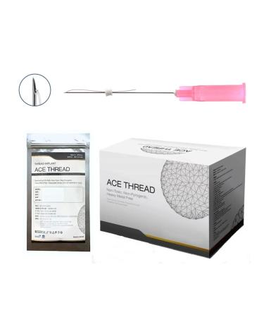 ACE PCL thread lift Korea face/whole body - Mono Type (20pcs) (30G25mm) 1 Count (Pack of 20)