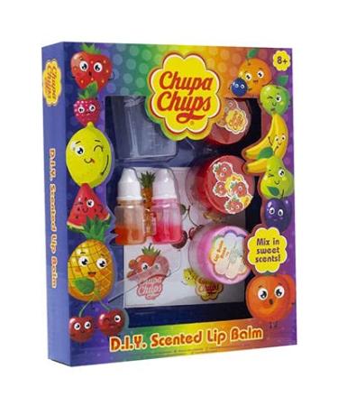 Chupa Chups Make Your Own Scented Lip Balm Fruity Lipstick DIY Kids Activity Set