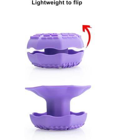 Donut Shape Makeup Brush Cleaner Mat - Silicone for Easy Cleaning & Storage | International Shipping Available - Buy Online on GoSupps.com