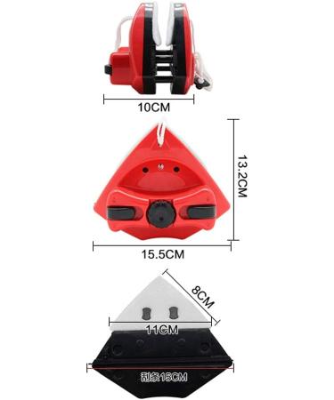 Window Cleaner Glass Wiper Surface Cleaning Tool for High-Rise Single Glazed Windows Suitable for Home/Office/Car Thickness 5-24 mm - Buy Online on GoSupps.com