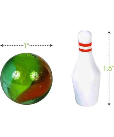 ArtCreativity Mini Bowling Game Set - Tabletop Bowling Set for Kids and Adults - 12 Sets with Pins, Marble Bowling Ball - Perfect Party Favors and Goodie Bag Fillers - Buy Online on GoSupps.com