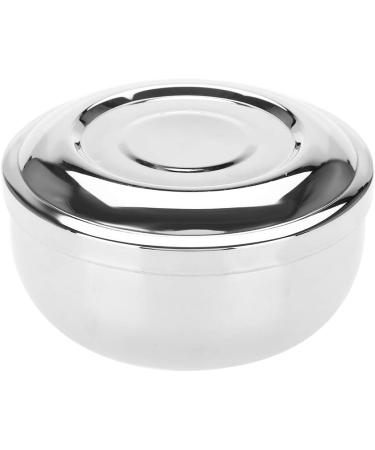 Premium Stainless Steel Shaving Soak - Modern Soap Peel for Men | Portable Shaving Shell with Mirror for Home & Salon Use - Buy Online on GoSupps.com