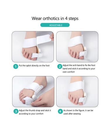 Feelsploh Portable Unisex Toe Spreader - Pain Relief & Adjustable Hallux Valgus Solution for Daily Comfort - Buy Online on GoSupps.com