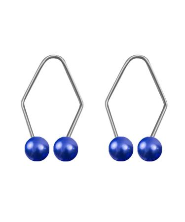 Erhigher Women Dimple Makers Dimple Trainers 2pcs Women Dimple Makers Natural Dimple Creation Lightweight Compact Size Easy to Wear Face Dimple Trainers Royal Blue