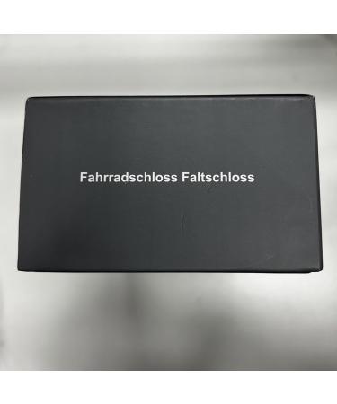 High-Safety Folding Bicycle Lock - Hardened Steel Bracket 95cm Length | Level 12 Security for E-Bikes & Motorcycles - Buy Online on GoSupps.com