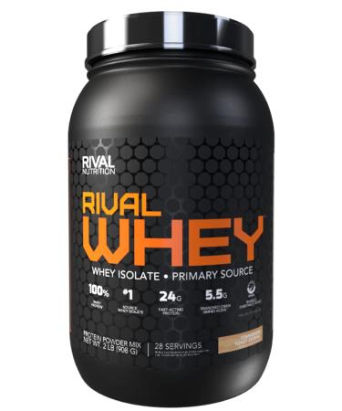 Rivalus Rivalwhey  Cinnamon Toast 2lb - 100% Whey Protein, Whey Protein Isolate Primary Source, Clean Nutritional Profile, BCAAs, No Banned Substances, Made in USA Cereal - Cinnamon Toast Cereal 2 Pound (Pack of 1)
