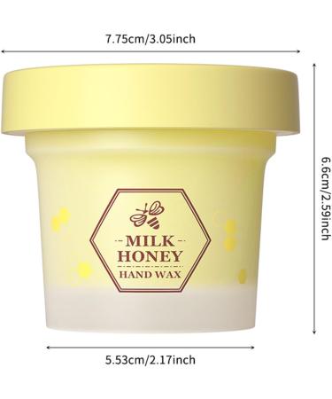  YUNFANG Peelable Hand Wax - Moisturizing Hand Wax with Milk and Honey Hydrate and repair aging cracked hands with Skin Renew Wax 120g Yunfang - Buy Online on GoSupps.com