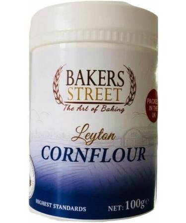 Bakers Street | Cornflour 100g Tub | Native maize starch | Cooking Thickener | Premium Quality | Suitable For Vegetarians & Vegans | Halal Certified - Buy Online on GoSupps.com