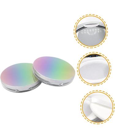  MOTHNUR 2 Pieces Box Powder Box Applicator for Body Powder Container for Baby Powder Pot Loose Powder Box Refillable Powder Box Makeup Powder Cases Loose Powder Mirror Case - Buy Online on GoSupps.com