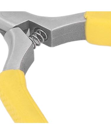 Cuticle Nipper Stainless Steel Skid Resistant Ergonomic Design Cuticle Nipper Sharpness for Home (Yellow) - Buy Online on GoSupps.com