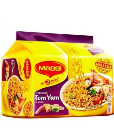 Maggi Instant Noodles Tom Yum Flavour (5x80g) by Food Sanctuary