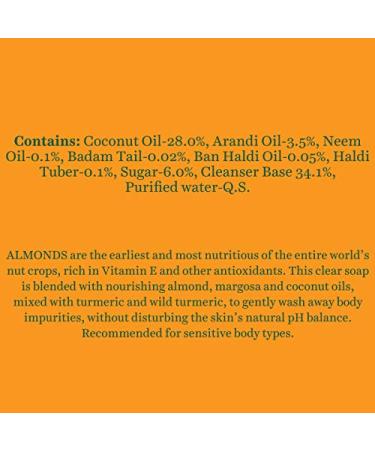 Biotique Almond Oil Nourishing Body Soap 150g | Natural Hydrating Cleanser for All Skin Types - Buy Online - Buy Online on GoSupps.com