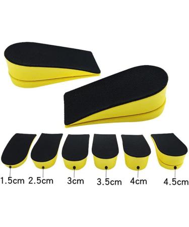 Invisible Heel Lift Insoles - Height Increase Elevator Insert 2.5cm | Breathable Shoe Pads for Comfortable Support - Buy Online on GoSupps.com