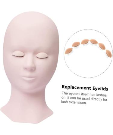 Angoily 6 Pairs Removable Eyelids Replacement Extension Eyelids Replacement Eyelids Tool Eyelash Tool Manikin Makeup Replacement Eyelids Exercise Device Detachable Silica Gel - Buy Online on GoSupps.com