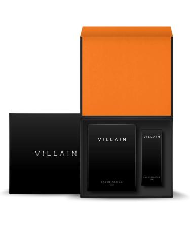 Bloom Beauty Villain Luxury Woody Spicy Perfume for Men | Long Lasting Fragrance with Patchouli Cedarwood I Eau de Parfum Gift Set - 100ml + 20ml - Buy Online on GoSupps.com