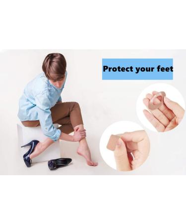 Moleskin Tape Heel Stickers - Blister Prevention Pads for Feet | First Aid Cushions (55 Pieces 11 Shapes) - International Shipping Available - Buy Online on GoSupps.com