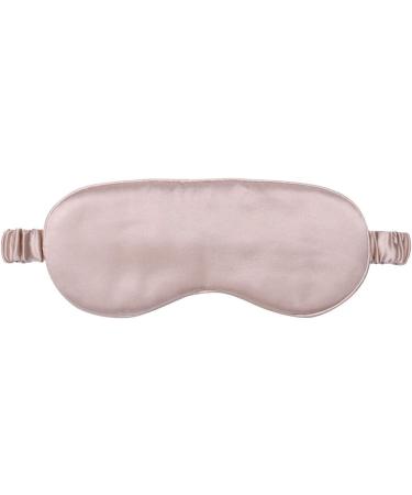 Yanser Luxury 100% Mulberry Silk Sleep Mask - Anti Aging Eye Cover - Ultra Soft & Comfy - Caramel - Buy Online on GoSupps.com
