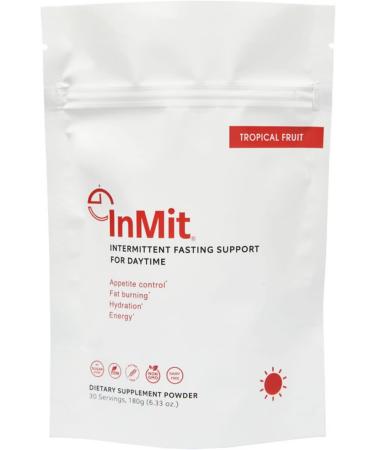 InMit Daytime Intermittent Fasting Support Drink - 9 Essential Ingredients, Electrolytes, Vegan & Gluten-Free - Tropical Fruit Flavor - Buy Online on GoSupps.com
