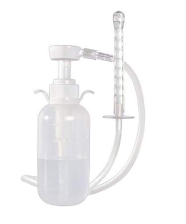 Vaginal Cleansing System-Reusable Vagina Douche Cleaner for Women-Anal Douche Vagina Cleaning Kit Manual Pressure Enemas Non-Toxic 100% Safe 300ml Capacity