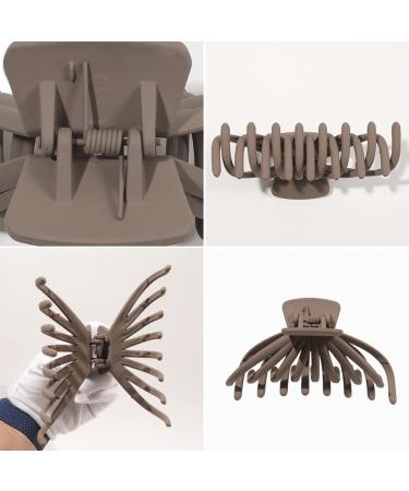 4PCS Large Hair Claw Clips for Thin and Thick Hair 4.7" Non-slip Big Matte Hair Clips Styling Accessories for Women Girls - Buy Online on GoSupps.com