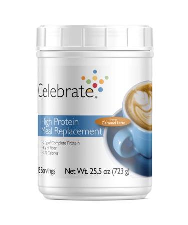 Celebrate Meal Replacement Shake Tub - Caramel Latte - 15 Servings