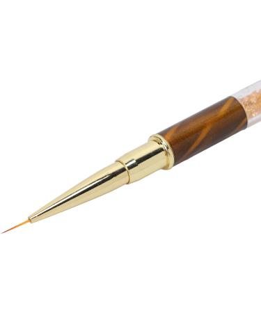 Manicure Liner Pen Nail Rhinestone Picker Dotting Pen Nail Art DIY Decoration Tool for Household Nail Shop (Orange stripes (middle pull cord)) - Buy Online on GoSupps.com