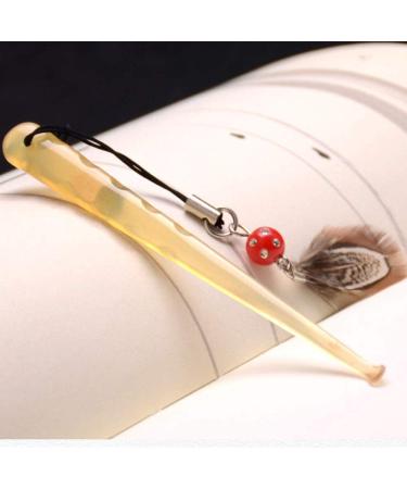 Linshing Ear Pick Horn Spoon Sanitary Maintenance Health Care Cleaner Soft Elastic (Long) (B) - Buy Online on GoSupps.com