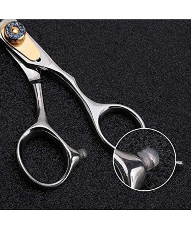 Professional 6 Inch Gold Gem Hair Cutting Scissors Set - Thinning & Barber Shears for Hairdressers | International Shipping Available - Buy Online on GoSupps.com