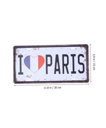 ABOOFAN Emblems Vintage Signs for Sale Out Door Decor Outdoor Metal Decor Iron Painting The Sign Iron Mark - Buy Online on GoSupps.com