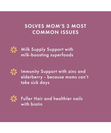 Boobie Bears Lactation Supplement with Moringa & Elderberry - Boost Breast Milk & Immunity, Fight Postpartum Hair Loss - 60 Count - Buy Online on GoSupps.com