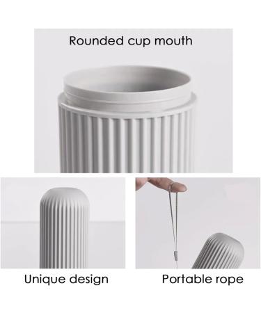 Annchilio Travel Toothbrush Set - 4 Portable Toothbrush Covers & Cups for Kids & Adults | Ideal for Camping Outdoors & Business Trips - Buy Online on GoSupps.com