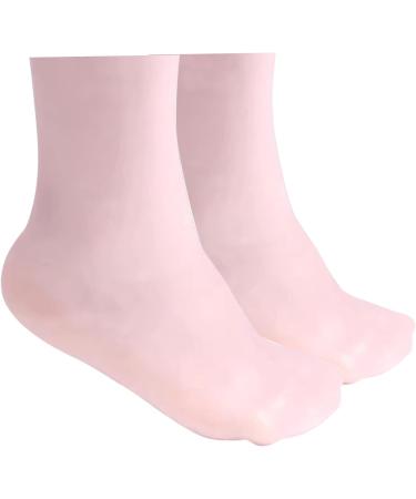 Silicone Moisturizing Socks 1 Pair Long Soft Gel Socks Anti Slip Women Foot Mask Socks Spa Pedicure for Dry Cracked Feet Softening Calluses Rough Skin S Silicone Moisturizing Socks - Buy Online on GoSupps.com