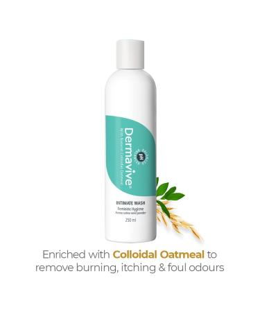 Dermavive Intimate Wash 250ml - pH-Balanced Feminine Wash for Women | Gynecologist Tested | Soap-Free Daily Fresh (1 Pack) - Buy Online on GoSupps.com