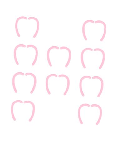 Gatuida 10 pair of anti-Snag-ear-wreck face hook to hang up on the ear reusable ear bracket ear protection mask hook ear cord hook for masking tape soft rubber with hook behind the ear