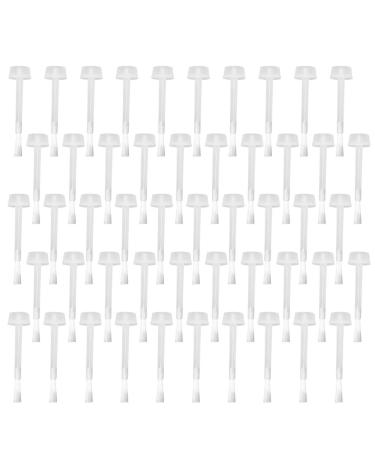 Beaupretty 200pcs Nail Polish Replacement Brush Gel Liquid Brushes Dipping Powder Brushes for DIY Nail Art Home Salon 200 Count (Pack of 1)