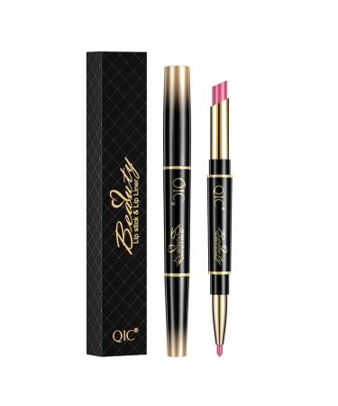 QIC Dual-Ended Lipstick & Liner Pen - Rose Red | Long-Wearing Everyday Glam | 14 Shade Collection - Buy Online on GoSupps.com