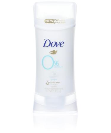 Dove Aluminum-Free Deodorant For Women Sensitive For 24 Hour Alcohol Free Odor Protection Safe for Sensitive Skin 2.6 oz