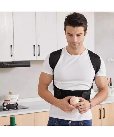 Adjustable Back Support Belt for Posture Correction | Pain Relief for Neck & Shoulders | Unisex Spine & Shoulder Support - Buy Online on GoSupps.com