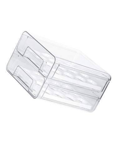Hemobllo Kitchen Clear Storage Containers Tray Supplies Fridge for Refrigerator Holder Container re-usable