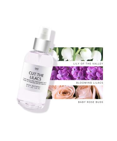 Cut the Lilacs (Lilac in Bloom) Fine Fragrance Mist by Body Botanic 4 Fl Oz 118 mL - the Intoxicating Scent of Spring Lilacs in Bloom - with Plant Extracts. - Buy Online on GoSupps.com