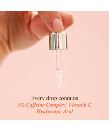Eveline Cosmetics Energizing Eye Serum Shot - Reduce Puffiness & Dark Circles with 5% Caffeine - International Shipping Available - Buy Online on GoSupps.com