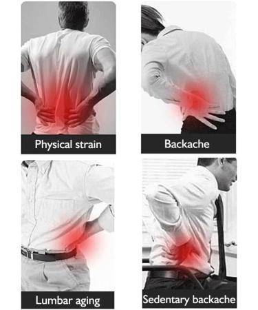 Buy Tylxayoxa XL Lumbar Support Belt - Removable Self-Warming Magnetic Therapy for Back Pain Relief | Turmaline Hot Moxibustion - Buy Online on GoSupps.com